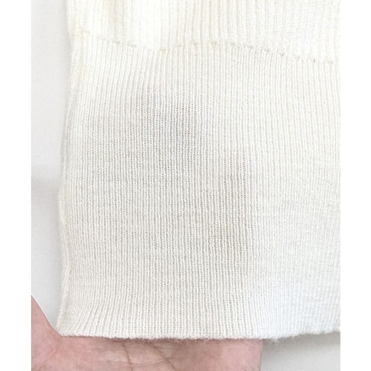 ホルターネックオフショルリブニット オフショルダー リブ編み | Riff | 詳細画像33 