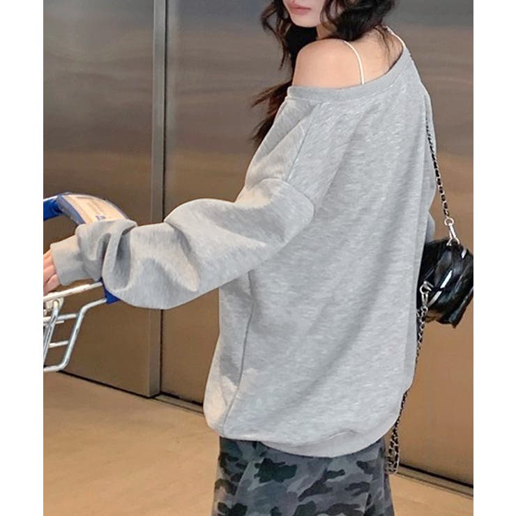 星条旗プリントトレーナー ロゴプリント ロゴ | Riff | 詳細画像14 