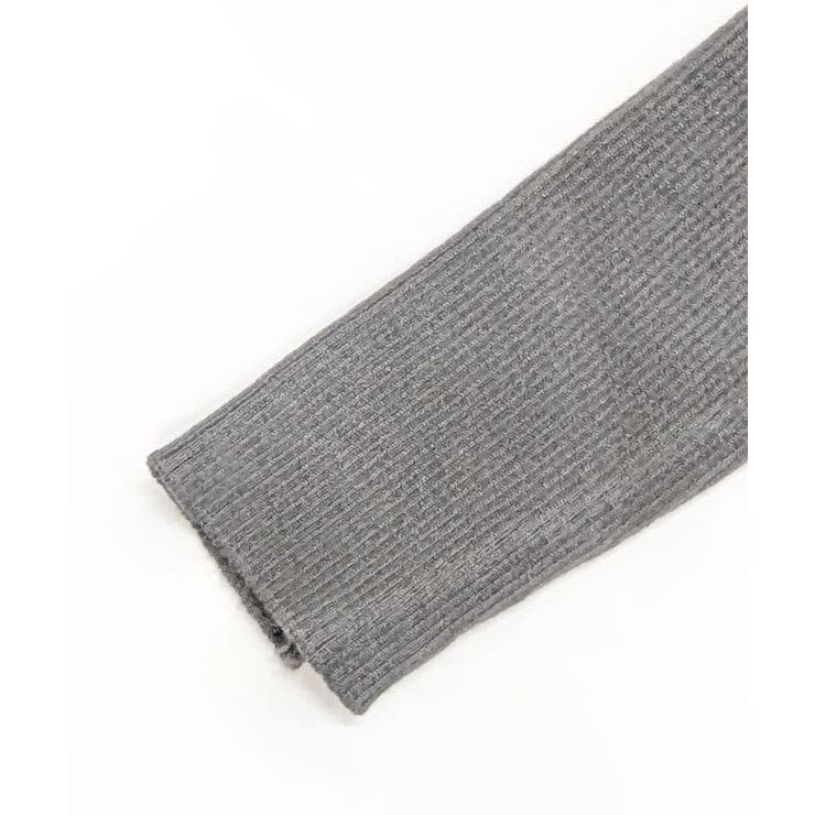 ホルターネックレイヤード風レースアップリブニット フェイクレイヤード ドッキング | Riff | 詳細画像25 