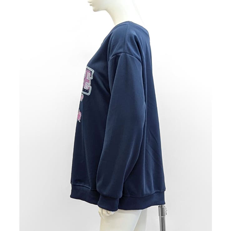 ロゴプリントオフショルスウェット ボートネック ワンショル | Riff | 詳細画像15 