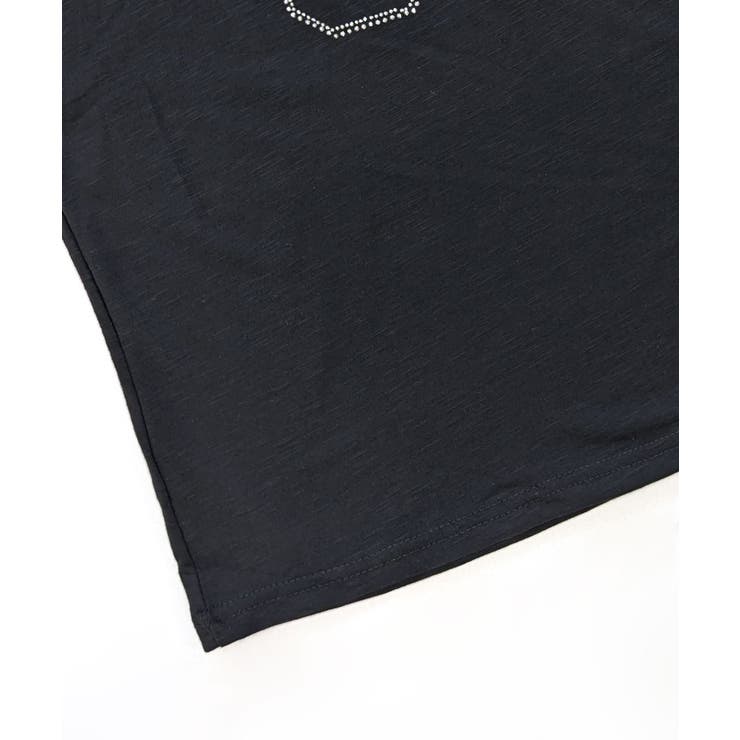 ラインストーンロゴワンショルダーロンT ドッキング レイヤード | Riff | 詳細画像38 