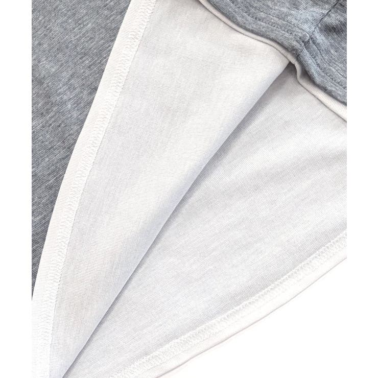 ヘンリーネックレイヤード風トップス フェイクレイヤード ドッキング | Riff | 詳細画像34 