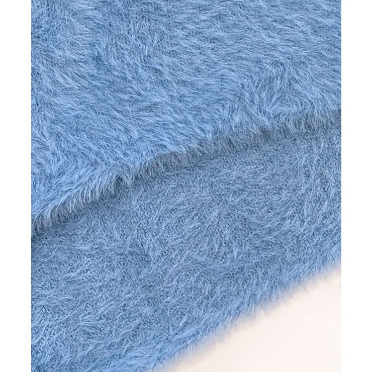 Vネックシャギーニット セーター プルオーバー | Riff | 詳細画像60 