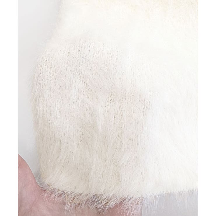 Vネックシャギーニット セーター プルオーバー | Riff | 詳細画像61 