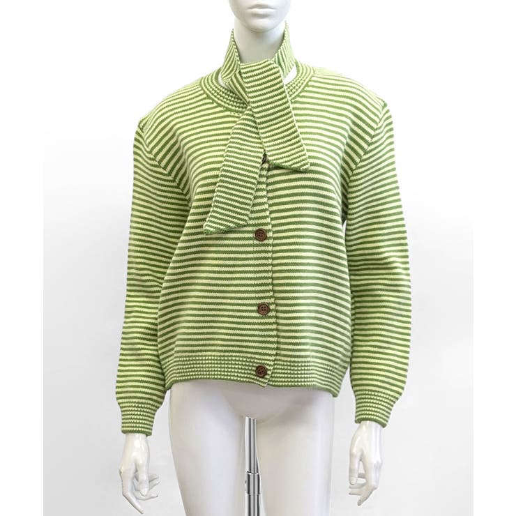 ボーダーカーディガン&ニットタイ チョーカー スカーフ | Riff | 詳細画像20 