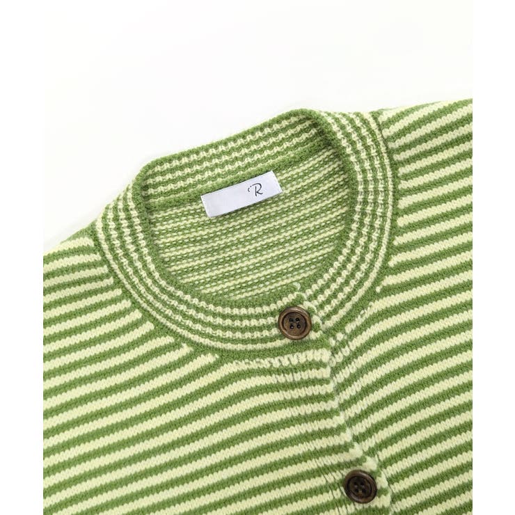 ボーダーカーディガン&ニットタイ チョーカー スカーフ | Riff | 詳細画像23 