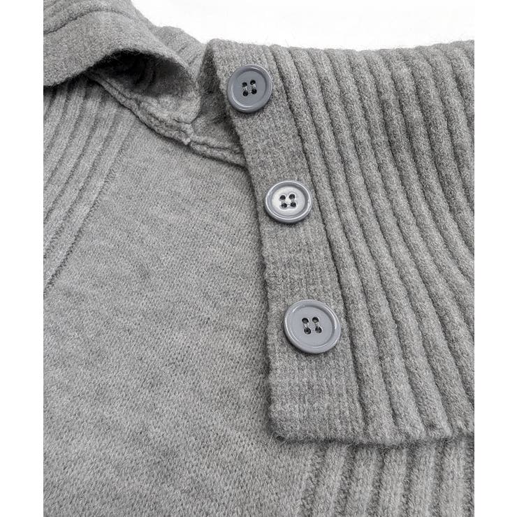 [2点セット] アシメオフショルニット&チョーカー リボン | Riff | 詳細画像29 