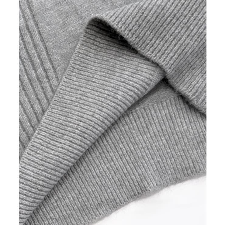 [2点セット] アシメオフショルニット&チョーカー リボン | Riff | 詳細画像32 