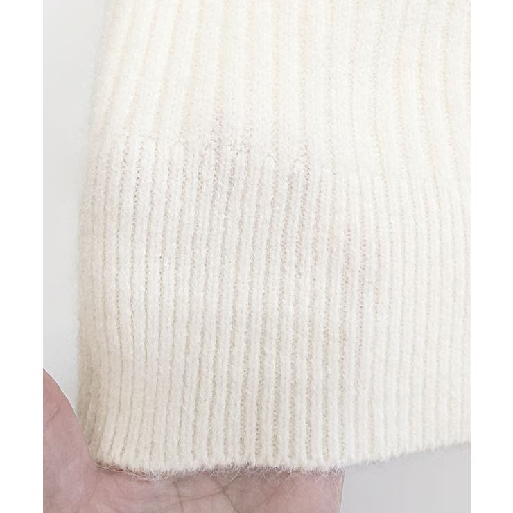 [2点セット] アシメオフショルニット&チョーカー リボン | Riff | 詳細画像34 