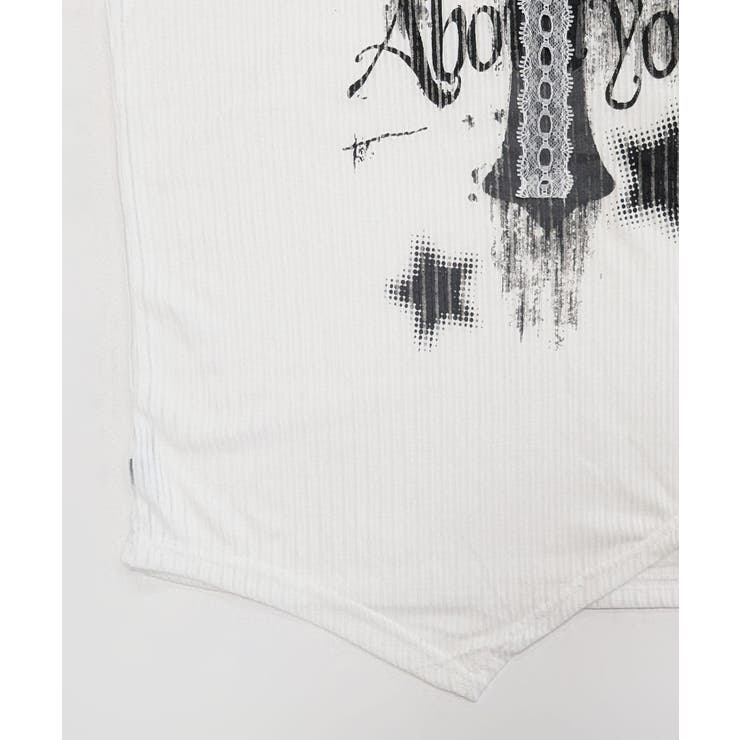 ワンショルシアークロストップス ロゴプリント ロンT | Riff | 詳細画像19 