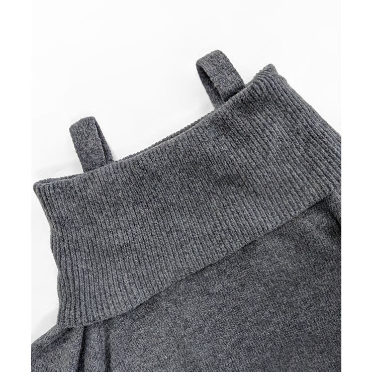 オフショルニットミニワンピース オフショルダー セーター | Riff | 詳細画像33 