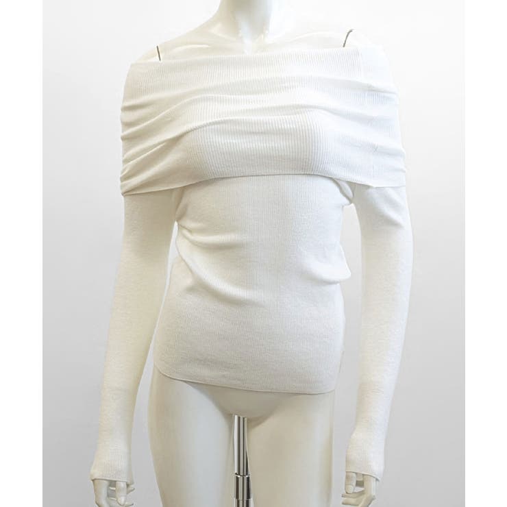 オフショルニット オフショルダー Tシャツ | Riff | 詳細画像31 