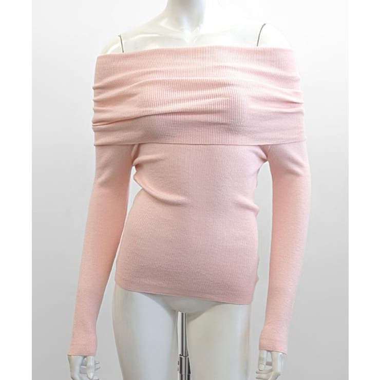 オフショルニット オフショルダー Tシャツ | Riff | 詳細画像32 