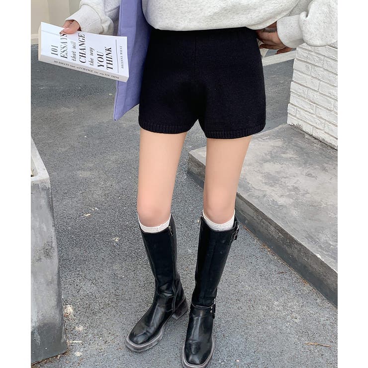 ニットショートパンツ 短パン ショート丈 | Riff | 詳細画像17 