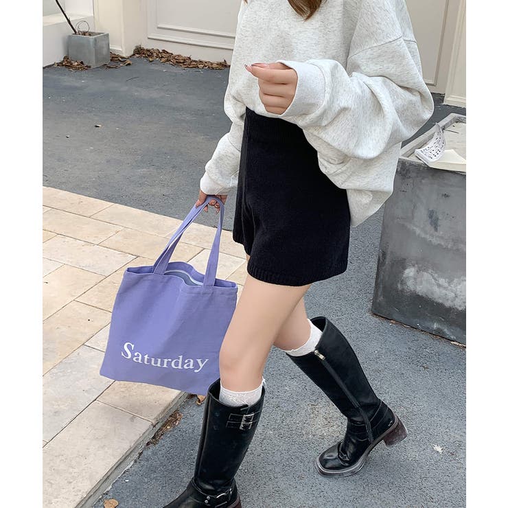 ニットショートパンツ 短パン ショート丈 | Riff | 詳細画像19 