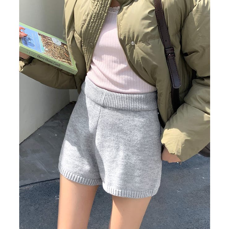 ニットショートパンツ 短パン ショート丈 | Riff | 詳細画像3 