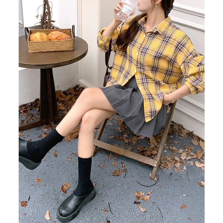 チェックシャツ 羽織り ゆるシャツ | Riff | 詳細画像43 