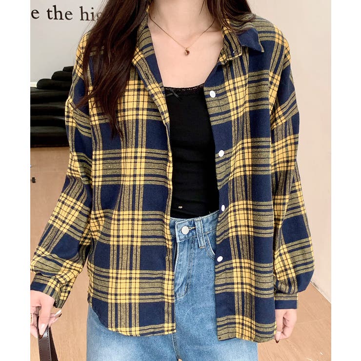 チェックシャツ 羽織り ゆるシャツ | Riff | 詳細画像65 