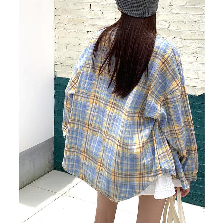 チェックシャツ 羽織り ゆるシャツ | Riff | 詳細画像78 