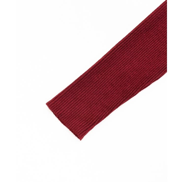 ハイネックデコルテ開きリブニット リブ編み セーター | Riff | 詳細画像37 