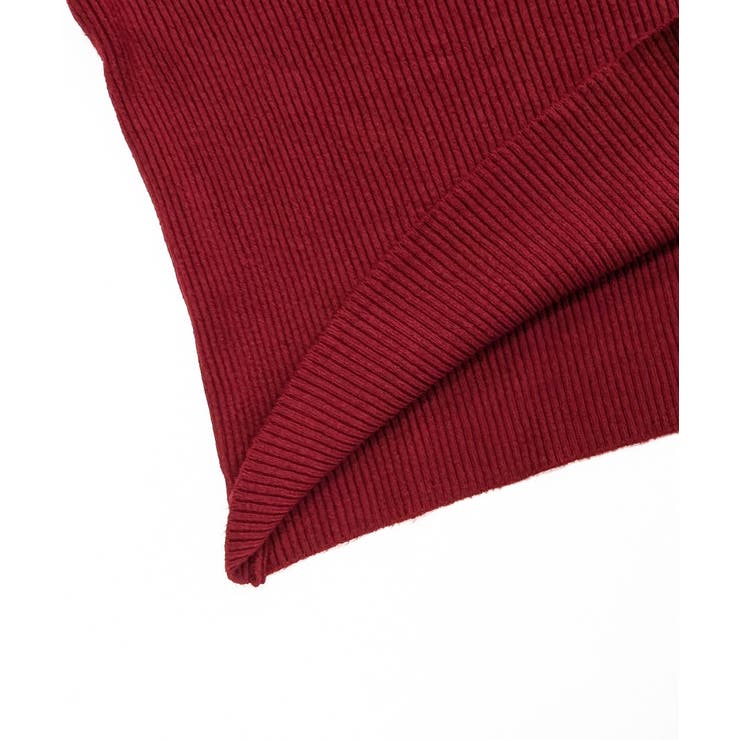 ハイネックデコルテ開きリブニット リブ編み セーター | Riff | 詳細画像39 