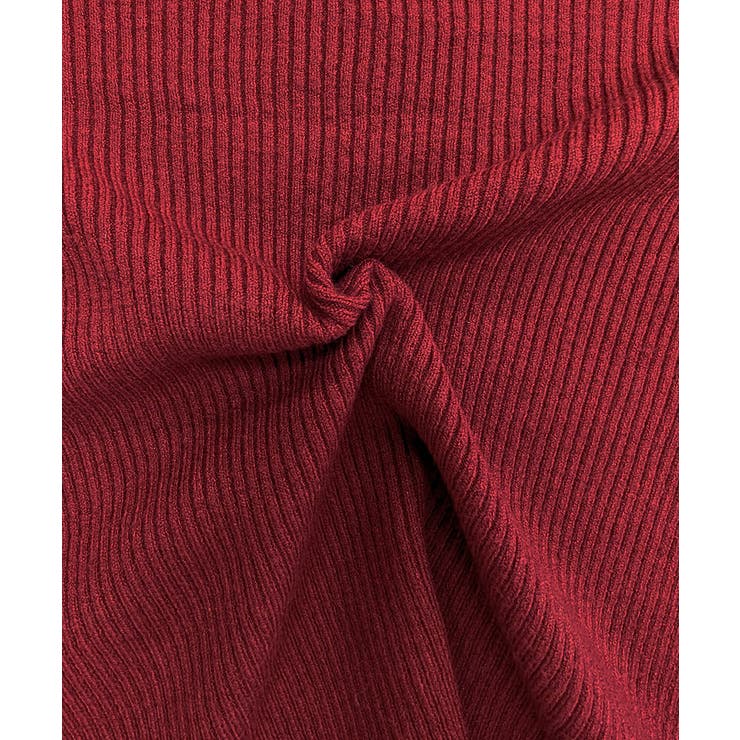 ハイネックデコルテ開きリブニット リブ編み セーター | Riff | 詳細画像42 