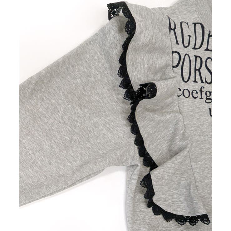 レタリングフリルスウェット トレーナー ロゴプリント | Riff | 詳細画像26 