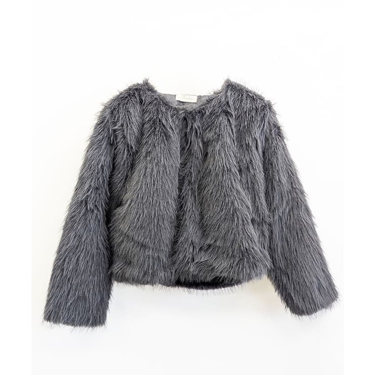 ファーショートコート フェイクファー もこもこ | Riff | 詳細画像81 