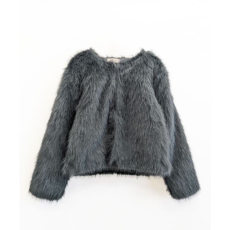 ファーショートコート フェイクファー もこもこ | Riff | 詳細画像86 