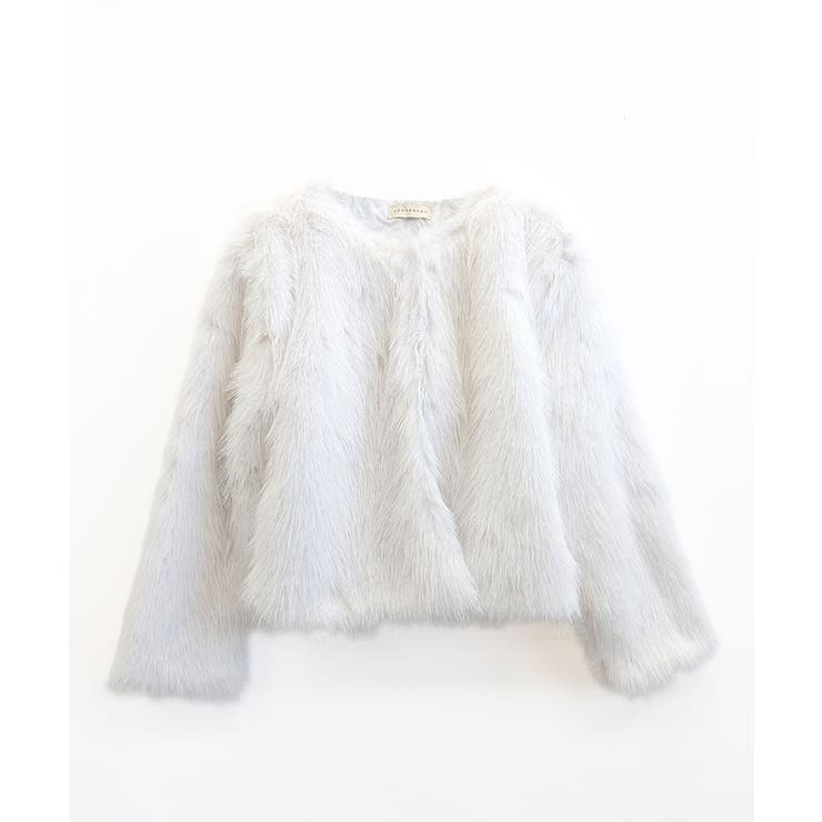 ファーショートコート フェイクファー もこもこ | Riff | 詳細画像87 