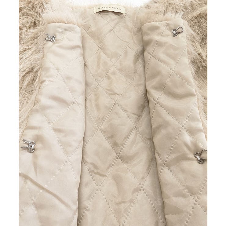 ファーショートコート フェイクファー もこもこ | Riff | 詳細画像97 