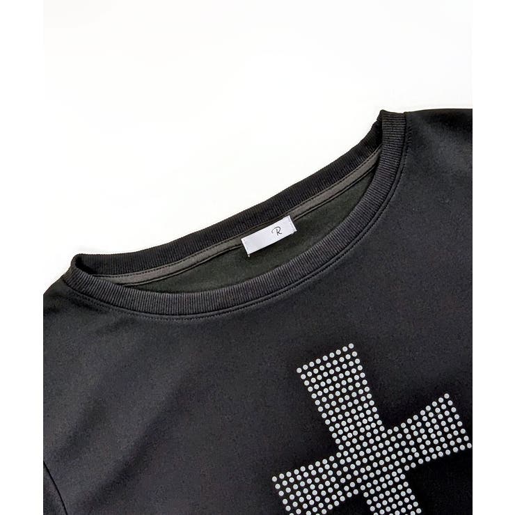 クロスデザイントップス ロゴプリント ロゴ | Riff | 詳細画像14 