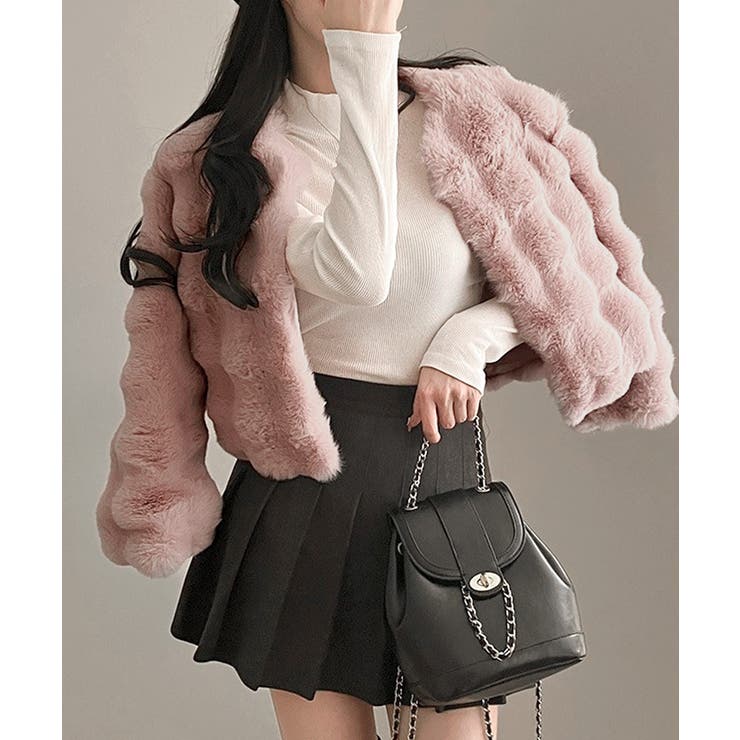 ファージャケット ショートコート ブルゾン | Riff | 詳細画像11 