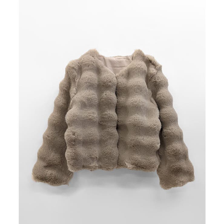 ファージャケット ショートコート ブルゾン | Riff | 詳細画像19 