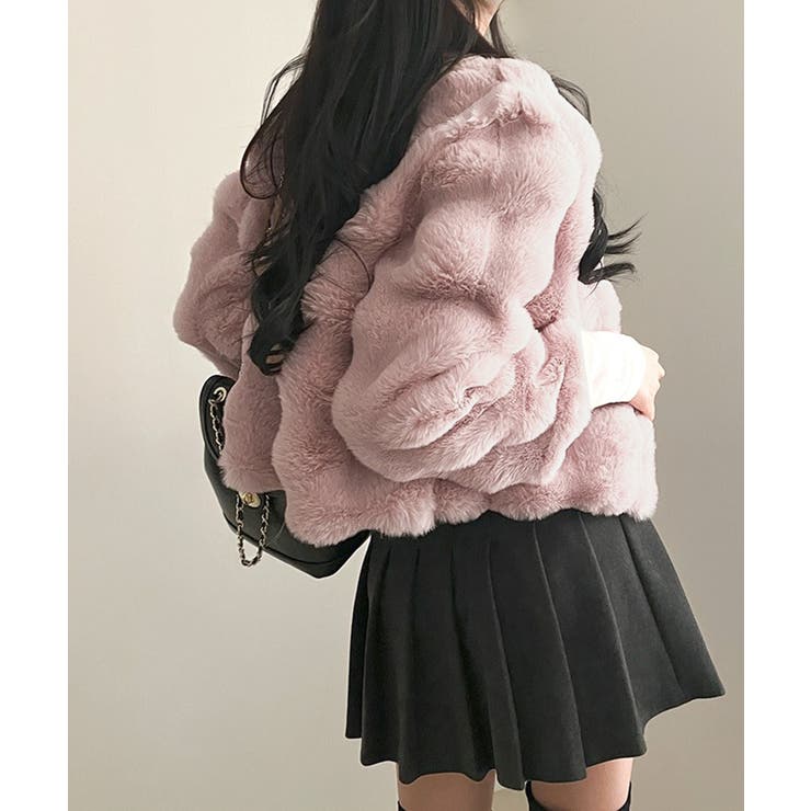 ファージャケット ショートコート ブルゾン | Riff | 詳細画像8 