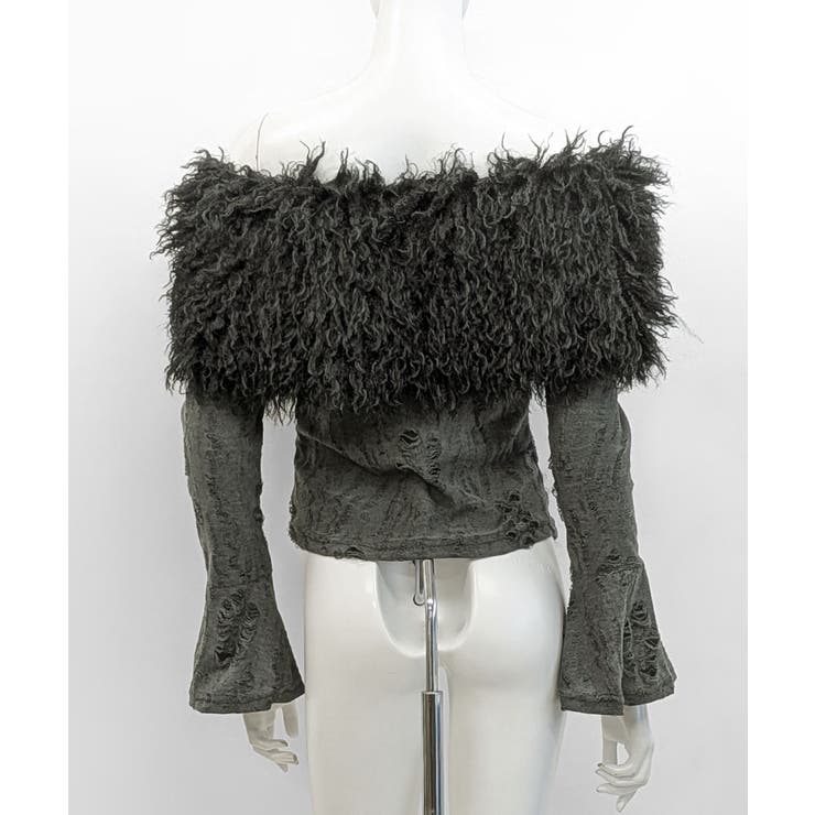 オフショルファートップス オフショルダー Tシャツ | Riff | 詳細画像26 