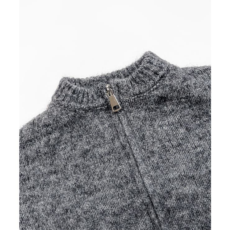 ダブルジップニット&ミニニットスカート セットアップ カーディガン | Riff | 詳細画像30 