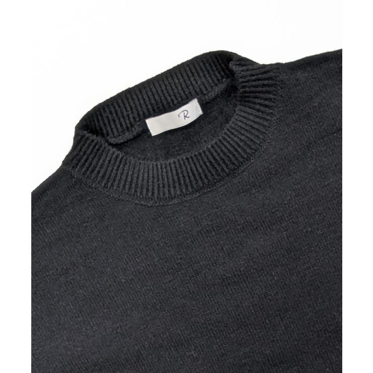 配色クルーネックニット ショート丈 バルーン袖 | Riff | 詳細画像18 