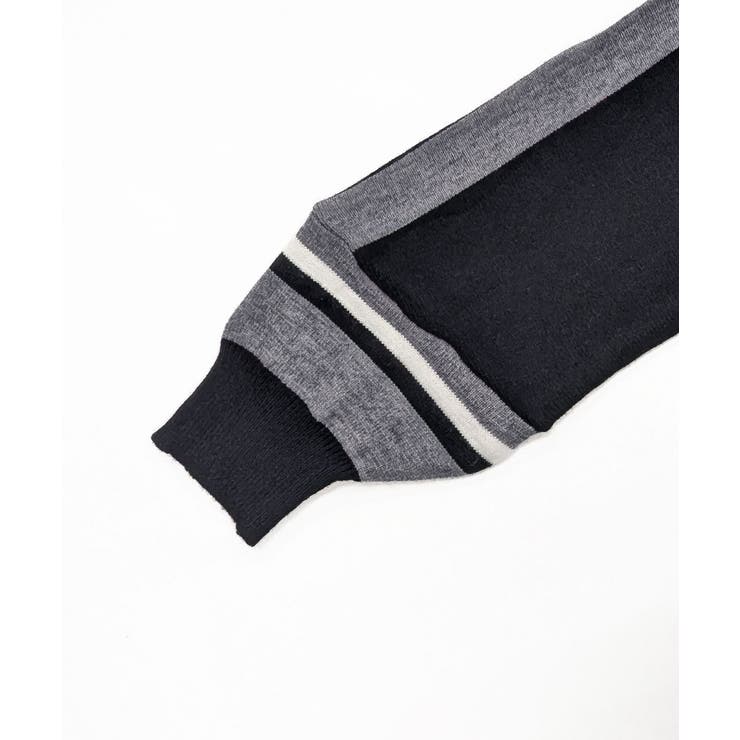 配色クルーネックニット ショート丈 バルーン袖 | Riff | 詳細画像19 