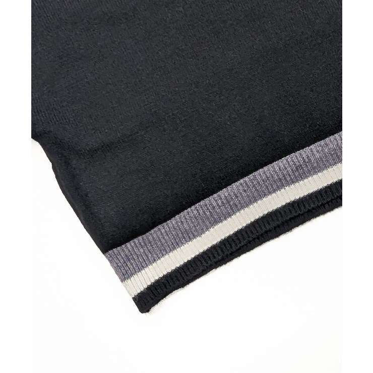 配色クルーネックニット ショート丈 バルーン袖 | Riff | 詳細画像20 