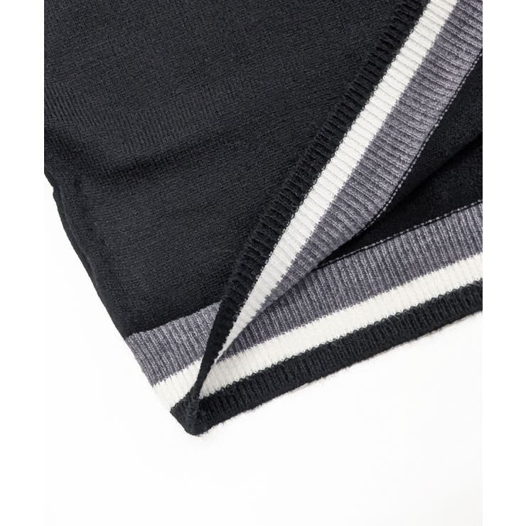 配色クルーネックニット ショート丈 バルーン袖 | Riff | 詳細画像21 