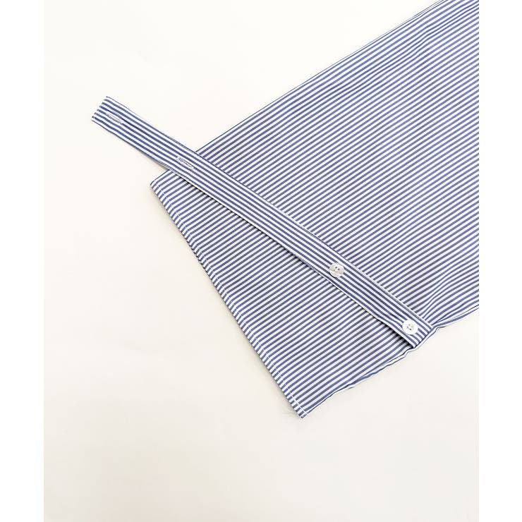 ストライプシャツ オーバーサイズ ロングシャツ | Riff | 詳細画像21 