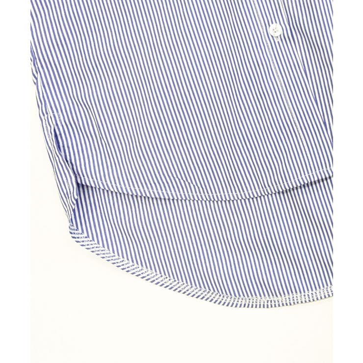 ストライプシャツ オーバーサイズ ロングシャツ | Riff | 詳細画像22 