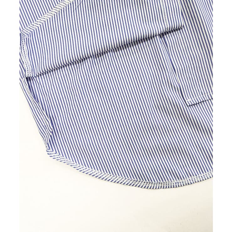 ストライプシャツ オーバーサイズ ロングシャツ | Riff | 詳細画像23 