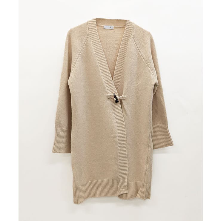 ロングニットカーディガン トグルボタン ガウン | Riff | 詳細画像42 
