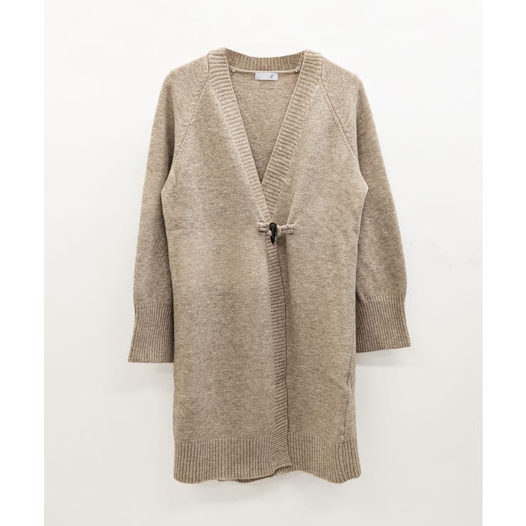 ロングニットカーディガン トグルボタン ガウン | Riff | 詳細画像43 