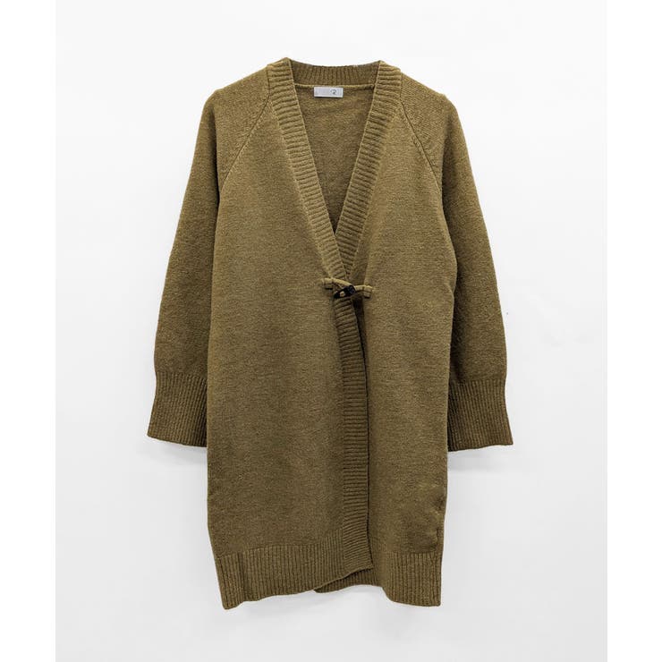 ロングニットカーディガン トグルボタン ガウン | Riff | 詳細画像44 