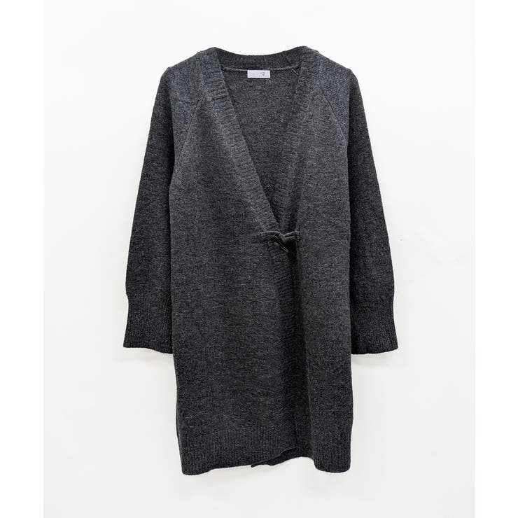 ロングニットカーディガン トグルボタン ガウン | Riff | 詳細画像46 