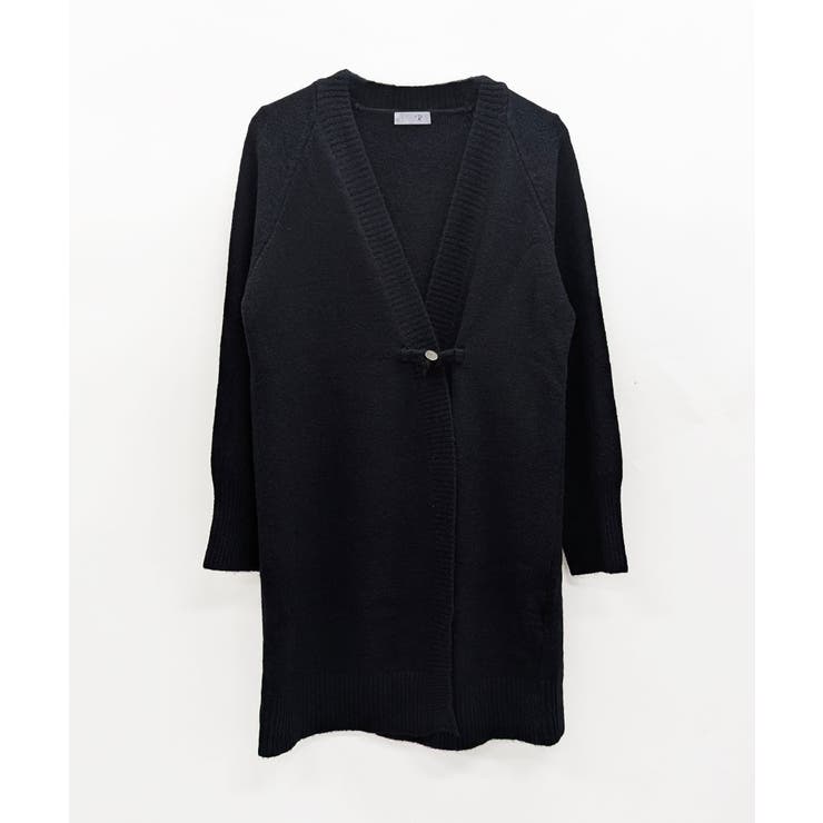 ロングニットカーディガン トグルボタン ガウン | Riff | 詳細画像47 