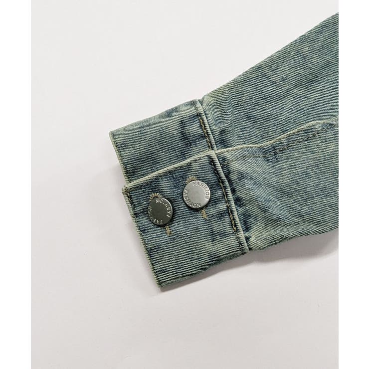 クロップドフード付きデニムジャケット Gジャン ジャンパー | Riff | 詳細画像33 